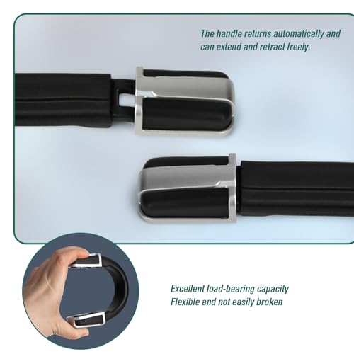 Luggage Replacement Handle, Suitcase Spare Grip, Travel Bag Repair Part | Ergonomic grip design, sturdy construction, comfortable hand feel, suitable for luggage repair and travel bag replacement - style: RB-009 Silver-White