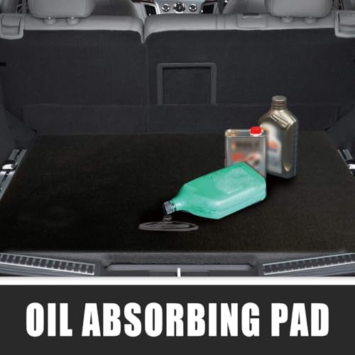 LINLA 61" x 39" (2-Pack) Absorbent Oil Mat, Contains Liquid Garage Floor mat, Motorcycle Rug for Garage，Reusable, Washable, Protects Floor or Driveway Surface, Shop,Parking - size: 5'1" x 3'3" (2-pack)