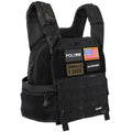 Polyfit Fortify Weighted Vest - Workout Vest for Men & Women - color: Black Camo