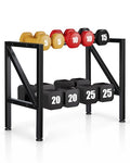 FHXZH Dumbbell Rack Stand Only - Adjustable Weight Rack for Home Gym, Heavy-Duty Weight Stand for Dumbbells Kettlebells - color: Black-Small