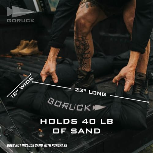 GORUCK Fitness Simple Sandbag – Strength Training Equipment for Body Workout, Endurance, Weightlifting & Yoga - for Home, Gym, and Outdoor Use - size: 40LB