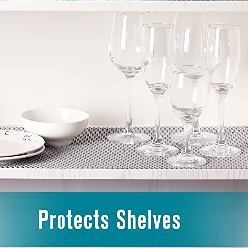 Drawer Shelf and Cabinet Liner, Thick Strong Grip, Non-Adhesive Liners Protect Kitchen Cabinets and Cupboard, Bathroom Drawers, Easy Install, Breathable Mat, 20 Inches x 20 Feet, Black - color: Black, size: 20"W x 240"L