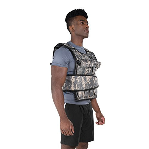 CAP Adjustable Weighted Vest 20–150 lbs for Strength Training, Running & Workouts, Weight Vest for Men & Women, Fitness Training Vest - style: 40lbs-B