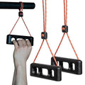 GD Fly Grip Pull Up Handles LAT Pull Down Attachments Nuetral Grip Cable | Nuetral grip Pull up bar, T-bar row Handle, 90 angle rotating, Barbell, Deadlift, Cable attachment, d handle tricep rope - color: Climbing Grip