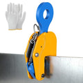 Steel Plate Clamp, 4400 lbs Heavy Duty Vertical Lifting Clamp, Fits 2 Inch Barbell Clamps & Weight Bars, Alloy Steel Sheet Metal Tool with Rigging Sling Compatibility for Gym & Industrial Use