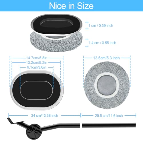 Furniture Sliders for Hardwood Floors: Multi-Surface 3-in-1 Movers Sliders | Moving Pads with 8PCS Carpet Sliders+4PCS Hard Floor Socks+1 Lifter - Protect Floor and Easily Move Furniture - size: 5.8*4.3in Oval 8+4+1Pack