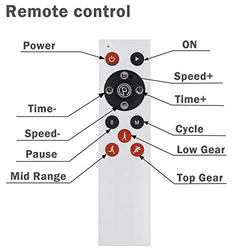 Full Body Vibration Platform Massage Machine Workout Trainer with Bluetooth Music Connection - color: Red