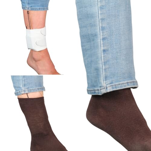 URSA Ankle Straps: Low-Profile, Soft, Stretchy & Breathable Transmitter Straps for Location Sound, Theatre, Wedding Shoots & More (White, Ankle) - color: White, size: Ankle