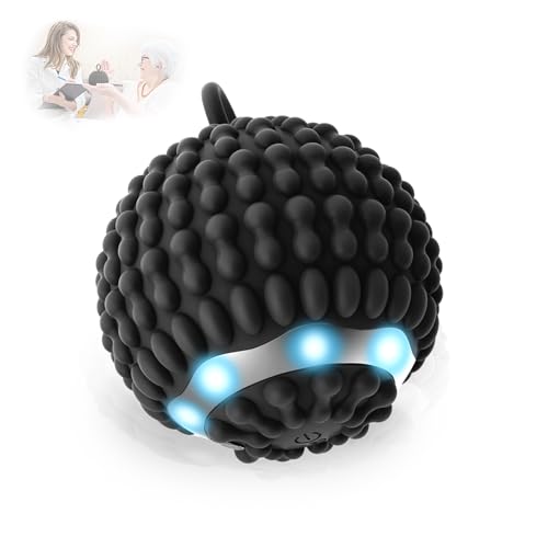 Physical Vibration Therapy Ball, Presents Gifts for Women | Rechargeable Vibrating Massage Ball 4-Speed Mode, Hand Therapy Balls, Relief Hand Tremors (Parkinson), Stress Relief