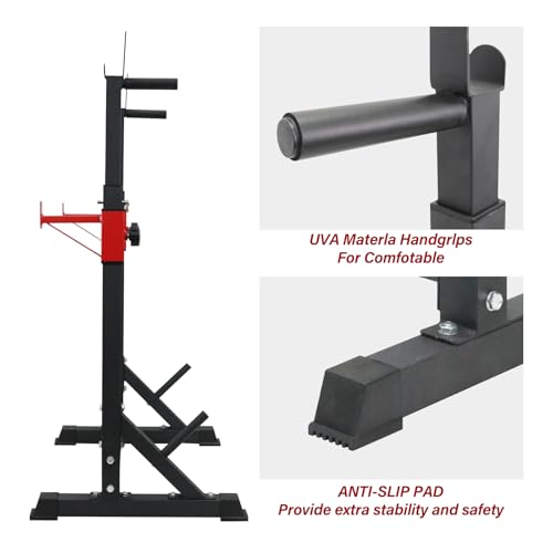 Multi-Function Squat Press Barbell Rack Stand, Height Adjustable Barbell