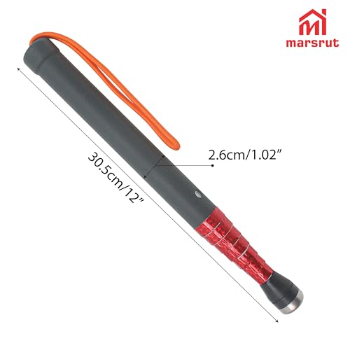 Telescoping Cane, 55" Blind Cane Telescopic Walking Stick, Reflective Retractable Mobility Aids Telescope Assist Tool for Elderly Night Warning, Roller Head Screw-in, Storage Bag, Titanium Alloy