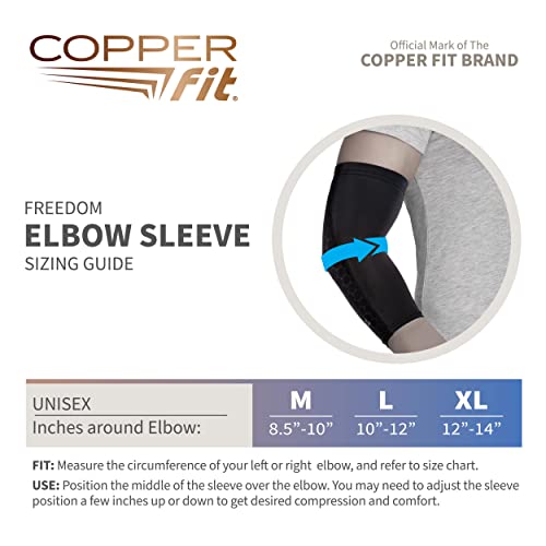 Copper Fit Freedom Elbow Compression Sleeve - size: Large