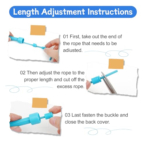 Jump Rope for Kids,5P Colorful Skipping Ropes | Kids Jumping Ropes for Fitness and Exercise,Lightweight Adjustable Jumprope for School Events and Family Fun