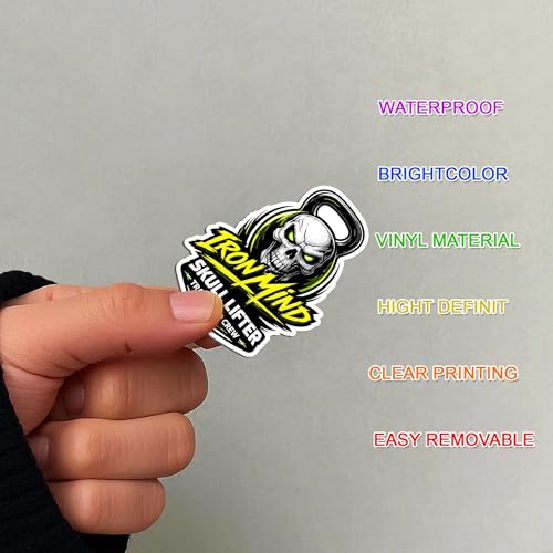 30 PCS Gym Weightlifting Stickers Pack, Workout Fitness Dumbbell | Vinyl Waterproof Decals for Water Bottle Laptop Exercise Tumbler Journal Luggage Car, Funny Gifts for Adults Men Women Teens - color: Gym Workout Stickers