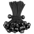 Ball Bungee Cords 6 Inch Bungee Cord with Balls, 50 PCS Heavy Duty Bungie Cord Balls Canopy Tarp Tie Down Bungee Balls for Camping, Shelter,Cargo,Tent Poles UV Resistant - size: 6 Inch