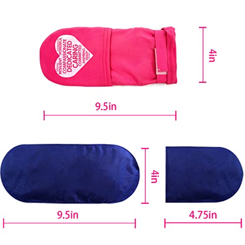 Reusable Cold Therapy Socks, Gel Ice Pack for Feet Heels Injuries Swelling, Hot and Cold Therapy Socks for Plantar Fasciitis Neuropathy Chemotherapy Pain Relief for Foot Ankle (Pink) - color: Pink