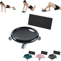 Ab Roller Wheel,Ab Exercise Equipment with Knee Pads,Women's Multifunctional Abdominal Wheel Board,360° Rotating for Core Exercise,Abdominal Strength Training for Full Body Fat Burning Home Gym (B)