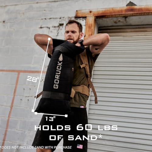 GORUCK Fitness Simple Sandbag – Strength Training Equipment for Body Workout, Endurance, Weightlifting & Yoga - for Home, Gym, and Outdoor Use - size: 60LB