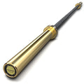 TECHNOAGE 7ft Olympic Barbell 45LB – 1500LB Capacity Weightlifting Bar with Needle Bearings & 28mm Knurled Grip, Powerlifting Strength Bar for Squat Bench Deadlift, Home Gym Olympic Weight Bar - color: Gold-1500LB MAX