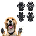 ‌VALFRID Dog Paw Protector Pads,15 Sets-60 Pads Anti-Slip Grips for Hardwood Floors,Best for Hot Pavement,Strong Self-Adhesive Traction Stickers for Senior Dog Essentials Black XXXL - size: XXXL (3.46" x3.1")