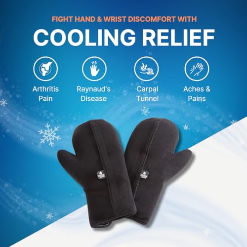 NatraCure Cold Therapy Mittens - Large/XL - (for Sore, Aching Hands, Arthritis, Neuropathy, Chemotherapy, and Hand or Finger Pain) - size: Large/XL