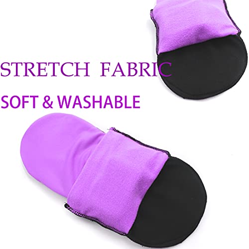 Reusable Cold Therapy Socks, Gel Ice Pack for Feet Heels Injuries Swelling, Hot and Cold Therapy Socks for Plantar Fasciitis Neuropathy Chemotherapy Pain Relief for Foot Ankle (Purple) - color: Purple