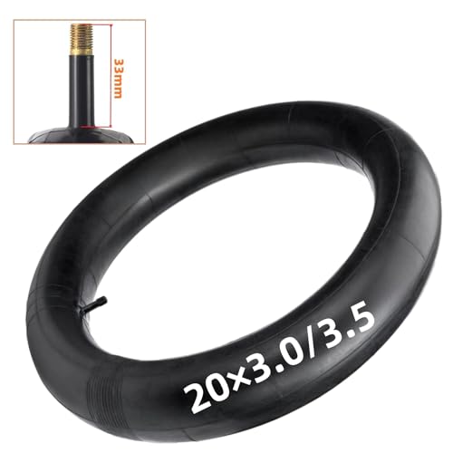 20x4.0 Fat Tubes 20x3.0/3.5 Fat Tire Tube 20x3.5/4.0 Bike Tube 20x4.0/4.5 Heavy Duty Tire Tubes for 20” Electric Bike Fat Beach Bike 2 Pack - size: 20x3.0/3.5