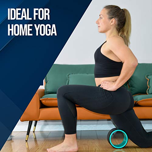 Yoga Wheel 3 Pack - Lose Weight, Get in Shape and Get Fit | Three Pack Yoga Wheel Set for Home Exercise and Workout - Improve Posture