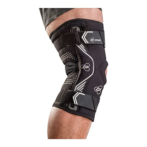 DonJoy Performance Bionic Drytex Hinged Knee Sleeve – Patella Support, Knee Sprains, Hyperextension, Meniscus and Arthritis - size: Large