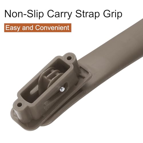 uxcell 2 Pcs Luggage Handle Replacement 8.5 Inch Suitcase Handle Carry Strap Plastic Pull Handle Grip Luggage Replacement Parts with Screws for Suitcase Box Luggage Case, Brown - color: Brown