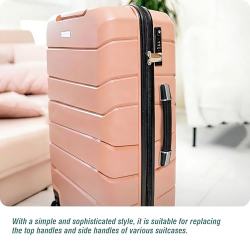 Luggage Replacement Handle, Suitcase Spare Grip, Travel Bag Repair Part | Ergonomic grip design, sturdy construction, comfortable hand feel, suitable for luggage repair and travel bag replacement - style: RB-009 Silver-White