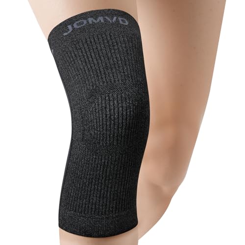 JOMVD Knee Compression Sleeve for Arthritis Pain – Knee Brace for Knee Pain Relief, Meniscus Tear, Inflammation, Circulation, Swelling & Injury Recovery – Anti-Slip Breathable Support for Women & Men, X-Large - color: Black, size: X-Large