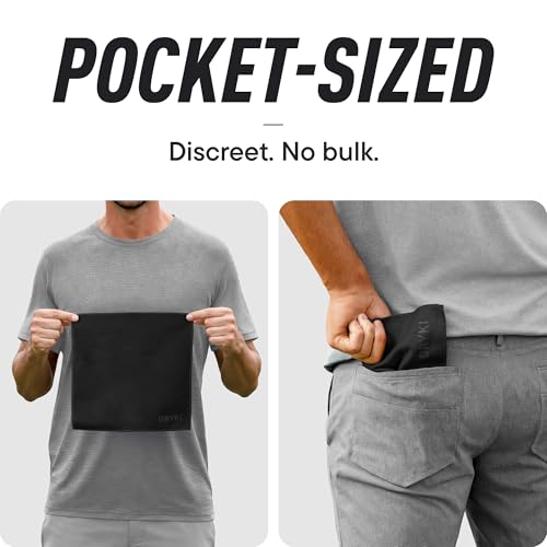 DRYKI Sweat Absorbing Handkerchiefs - The Original Quick-Dry Microfiber Sweat Rags & Towels for Face, Hands, & Body - Perfect for Gym, Sports, and Work (Black: 5 Pack) - color: *Black