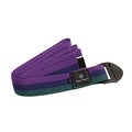 Hugger Mugger Cinch Cotton Yoga Strap - Super Strong Cotton, Quiet Cinch-Style Buckle, Long Length Great for Taller People - color: Multi-Stripe, size: 6 ft.