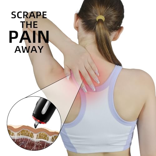 NHO Electric Fascia Knife, Heating and Vibration, Muscle Scraper Tool, Fascia Blaster, Fascia Tool Massage Tools for Deep Tissue, IASTM, Trigger Point Massage Tool, Gua Sha, Myofascial Release Tool