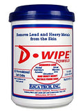 ESCA TECH WT-150 D-Lead Wipes Towel, White, White (Pack of 1200)