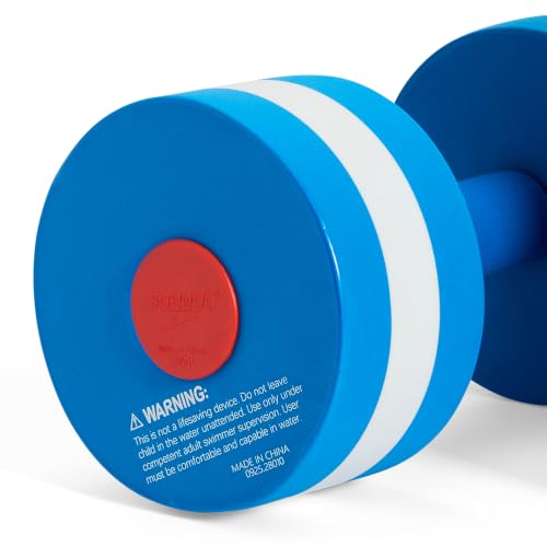 Speedo Unisex Swim Aqua Fitness Barbell - color: Blue/Red, size: One Size