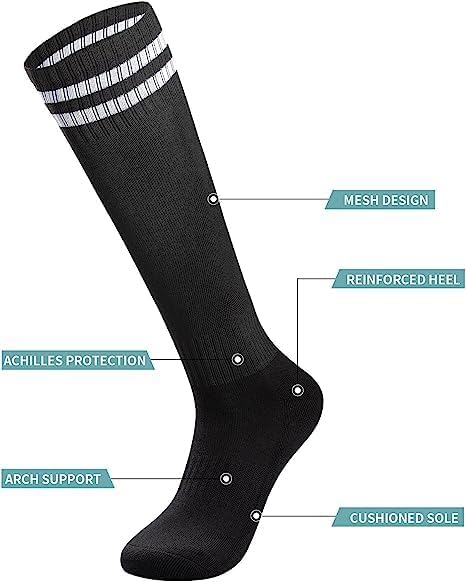 Soccer Shin Guards and Socks for Toddler Kids, Lightweight Soccer Shin Pads & Sleeves Equipment, Protective Defender Gear for 3-6 Years Old Children Boys Girls Sports Game - color: Black