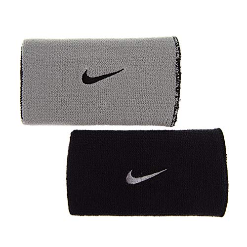 Nike Dri-fit Doublewide Wristbands Home & Away 2pk - color: Red/White