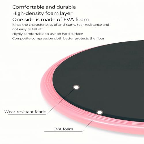 Core Sliding Discs - Dual Sided Workout Sliders for Carpet & Hardwood Floor - Home Ab Pads Exercise Equipment Fitness Sliders for Women and Men - color: Purple