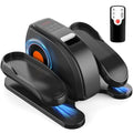 NEWBULIG Electric Seated Pedal Exerciser, Under Desk Elliptical Machine for Seniors, Quiet Portable Ellipse Leg Exerciser As Seen On TV with Remote Control, 12 Adjustable Speeds - color: Black