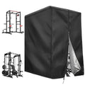 Squat Rack Cover with Waterproof Zipper, Protective Cover for Power Cage/Weight Lifting Rack/Weight Cage/Power Racks for Home Gym Equipment Storage-Indoor & Outdoor Use - size: 64" x 68" x 82.5"