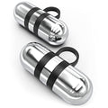 Synergee Cardio Hand Weights. Steel Hand Weights Dumbbell Set with Anti-Slip Silicone Finger Loop for Workout, Fitness, Training for Men and Women. Sold In Pairs. Available in 1lb, 1.5lb and 2lb Sets - color: 4LB Chrome