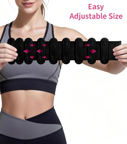 Wrist & Ankle Weights for Women Men, 1lb/2lb/4lb Set of 2 - Adjustable Wearable Weighted Bands, Waterproof Silicone Arm & Leg Weights for Pilates, Yoga, Walking, Dance, Home Workout & Gym - color: Black, size: 0.5lb each weight (1lbs Pair)
