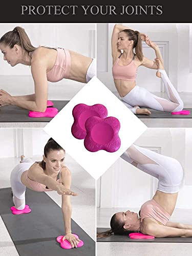 Yoga Knee Pad Cushion Extra Thick for Knees Elbows Wrist Hands Head Foam Yoga Pilates Work Out Kneeling pad - color: purple