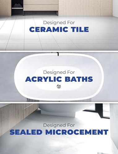 Clear Bloom XXL Anti Slip Shower Stickers 12 PCS, White Non-Slip Shower Strips for Adults, Premium Adhesive Bath Tub Stickers - color: White