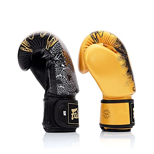 Fairtex BGV26 Harmony Premium Muay Thai Boxing Gloves | Limited Edition Design | Genuine Leather | Triple-Layered Foam | Compact & Ergonomic Fit | Ventilation System |MMA Kickboxing Gloves - size: 14oz