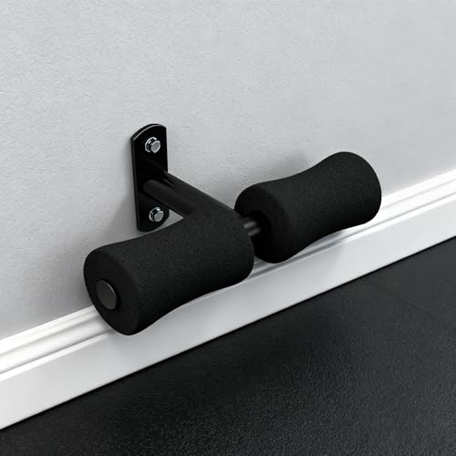 Wall Mounted Sit Up Bar Sit-ups Foot Holder, Sit Up Exercise bar, Nordic Hamstring Curl, Sit Up Assistant Device Abdominal Core Workout