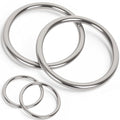 2.17 inch Metal O Rings,Stainless Steel Round Ring Buckles 5/16" Wire Diameter,metal rings for crafts,Solid Welded Loop(8, ID5/16*D2.17(55mm)) - size: ID5/16"*D2.17"(55mm)