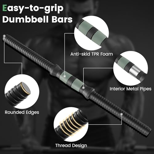 GYMAX Adjustable Dumbbell Set, 4 in 1 Free Weight Set with Connector, 92/47 LBS Used As Dumbbells, Barbells, Kettlebells, Push up Stands, Weight Lifting Training Equipment for Home Gym Workout Exercise - color: 92 LBS
